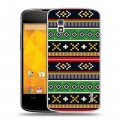 Дизайнерский пластиковый чехол для LG Google Nexus 4 Этнические мотивы