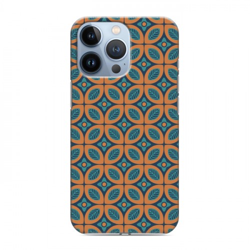 Дизайнерский силиконовый чехол для Iphone 13 Pro Роспись батик