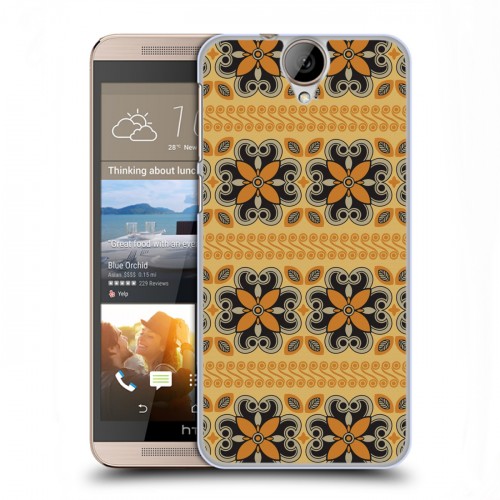 Дизайнерский силиконовый чехол для HTC One E9+ Роспись батик
