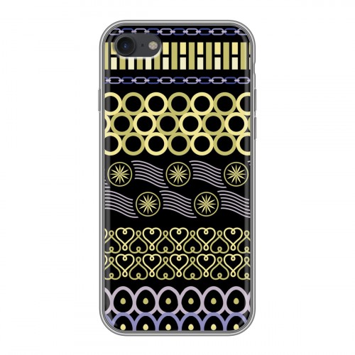 Дизайнерский силиконовый с усиленными углами чехол для Iphone 7 Мультикультурная этника