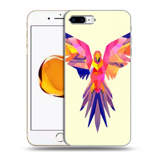 Дизайнерский силиконовый чехол для Iphone 7 Plus / 8 Plus Попугаи