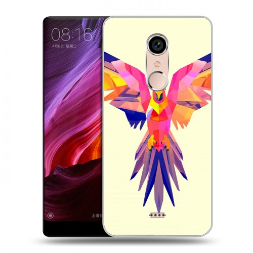 Дизайнерский силиконовый чехол для BQ Strike Selfie Max Попугаи
