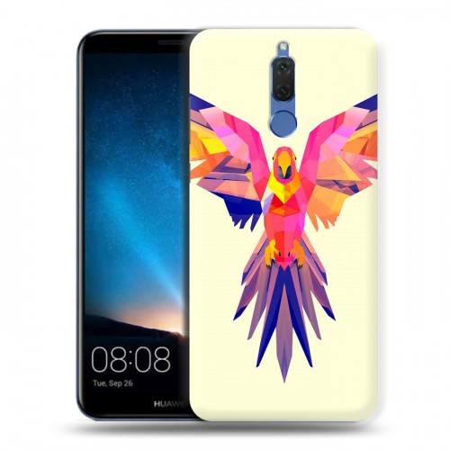 Дизайнерский силиконовый чехол для Huawei Nova 2i Попугаи