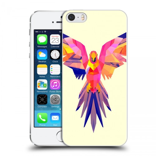 Дизайнерский пластиковый чехол для Iphone 5s Попугаи