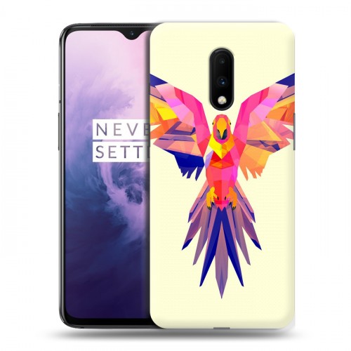 Дизайнерский пластиковый чехол для OnePlus 7 Попугаи