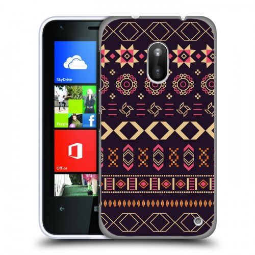Дизайнерский пластиковый чехол для Nokia Lumia 620 Мультикультурная этника