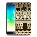 Дизайнерский силиконовый с усиленными углами чехол для Samsung Galaxy A3 (2017) Мультикультурная этника
