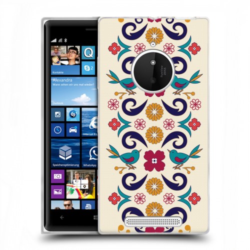 Дизайнерский пластиковый чехол для Nokia Lumia 830 Мультикультурная этника