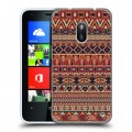 Дизайнерский пластиковый чехол для Nokia Lumia 620 Плетение индейцев