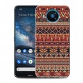 Дизайнерский силиконовый чехол для Nokia 8.3 Плетение индейцев