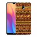 Дизайнерский силиконовый с усиленными углами чехол для Xiaomi RedMi 8A Плетение индейцев