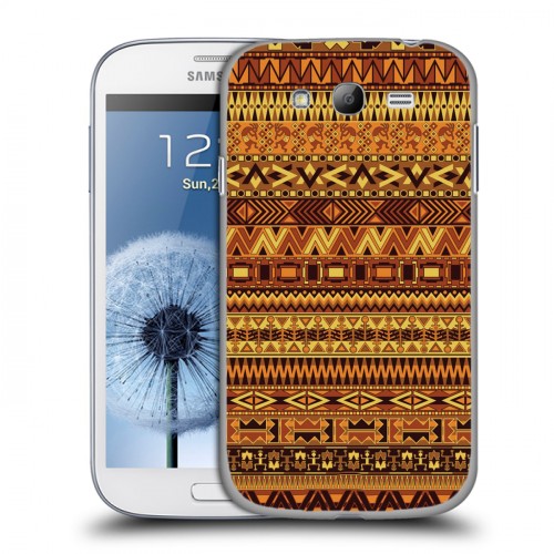 Дизайнерский пластиковый чехол для Samsung Galaxy Grand Плетение индейцев