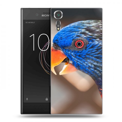 Дизайнерский пластиковый чехол для Sony Xperia XZs Попугаи