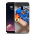 Дизайнерский пластиковый чехол для Meizu 15 Plus Попугаи