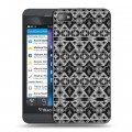 Дизайнерский пластиковый чехол для BlackBerry Z10 Ацтек камуфляж