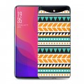 Дизайнерский пластиковый чехол для OPPO Find X Геометрия ацтеков