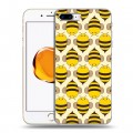 Дизайнерский силиконовый чехол для Iphone 7 Plus / 8 Plus Пчелиные узоры