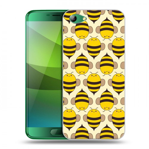 Дизайнерский силиконовый чехол для Elephone S7 Пчелиные узоры