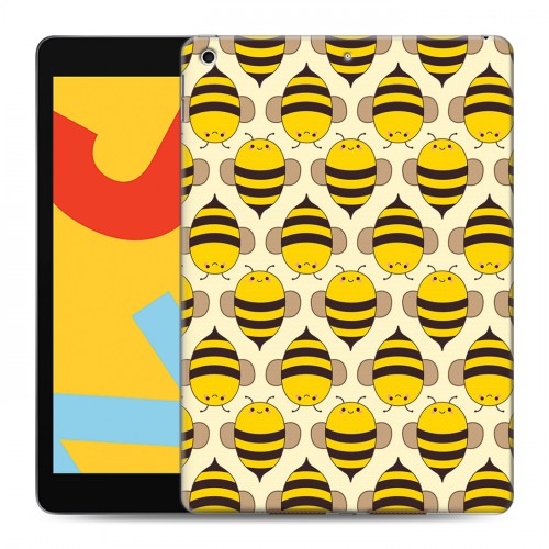 Дизайнерский силиконовый чехол для Ipad 10.2 (2019) Пчелиные узоры