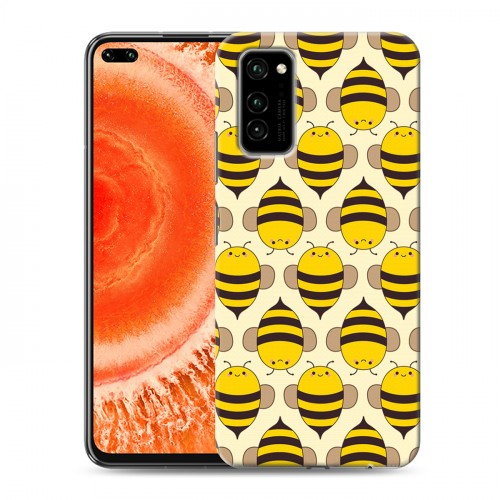 Дизайнерский силиконовый чехол для Huawei Honor View 30 Pro Пчелиные узоры