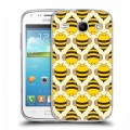 Дизайнерский пластиковый чехол для Samsung Galaxy Core Пчелиные узоры