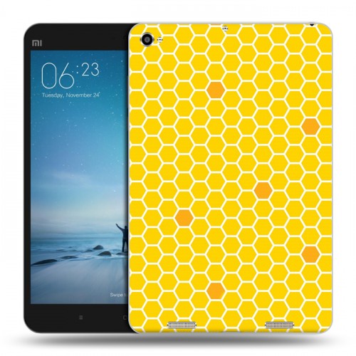 Дизайнерский силиконовый чехол для Xiaomi Mi Pad 2 Пчелиные узоры