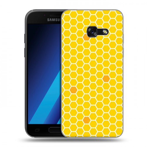 Дизайнерский силиконовый чехол для Samsung Galaxy A7 (2017) Пчелиные узоры
