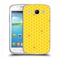 Дизайнерский пластиковый чехол для Samsung Galaxy Core Пчелиные узоры