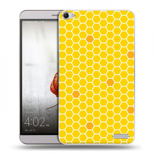 Дизайнерский пластиковый чехол для Huawei MediaPad X2 Пчелиные узоры