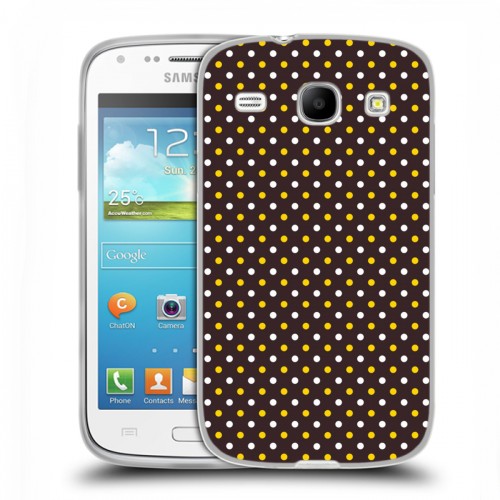 Дизайнерский силиконовый чехол для Samsung Galaxy Core Пчелиные узоры