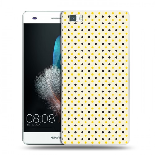 Дизайнерский пластиковый чехол для Huawei P8 Lite Пчелиные узоры