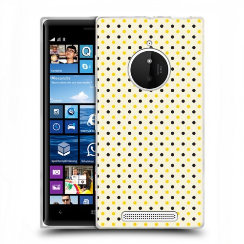 Дизайнерский пластиковый чехол для Nokia Lumia 830 Пчелиные узоры