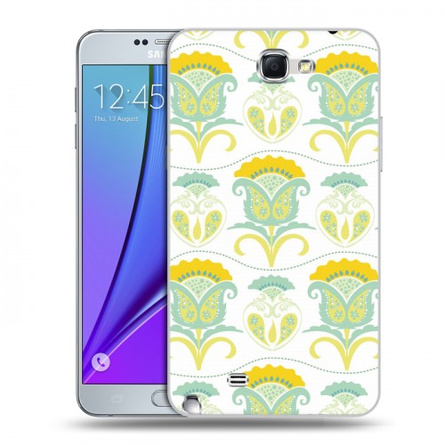 Дизайнерский пластиковый чехол для Samsung Galaxy Note 2 Богемские шаблоны