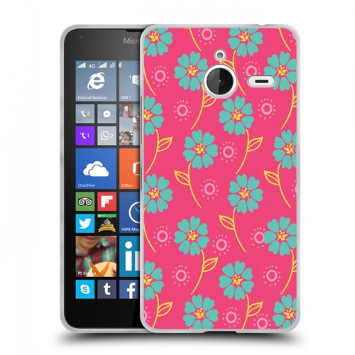 Дизайнерский пластиковый чехол для Microsoft Lumia 640 XL Богемские шаблоны