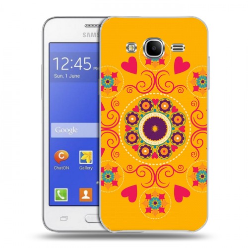 Дизайнерский силиконовый чехол для Samsung Galaxy J7 Богемские шаблоны