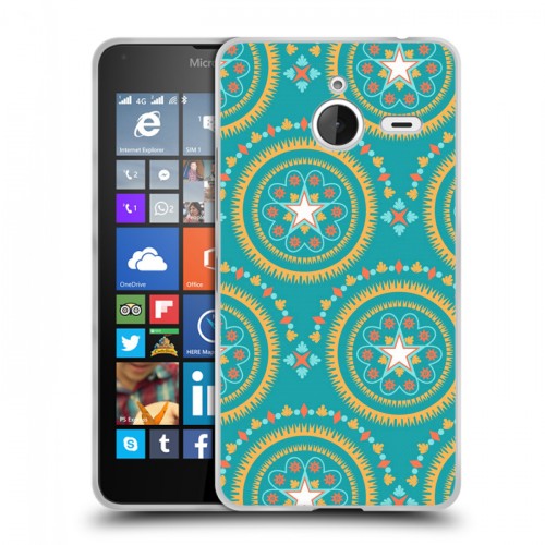 Дизайнерский пластиковый чехол для Microsoft Lumia 640 XL Богемские шаблоны