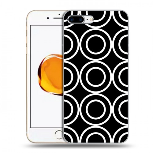 Дизайнерский силиконовый чехол для Iphone 7 Plus / 8 Plus Черно-белые фантазии