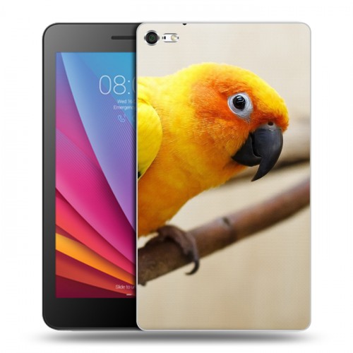 Дизайнерский силиконовый чехол для Huawei MediaPad T2 7.0 Pro Попугаи