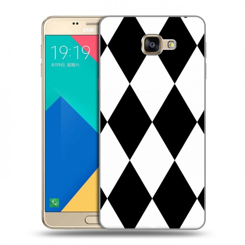 Дизайнерский силиконовый чехол для Samsung Galaxy A9 Черно-белые фантазии
