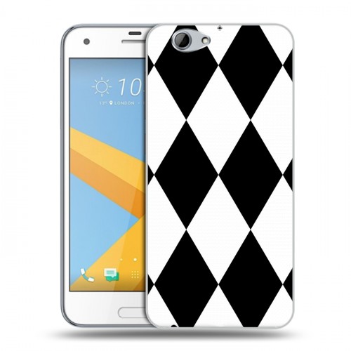 Дизайнерский силиконовый чехол для HTC One A9S Черно-белые фантазии