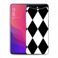 Дизайнерский пластиковый чехол для OPPO Find X Черно-белые фантазии