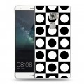 Дизайнерский пластиковый чехол для Huawei Mate S Черно-белые фантазии