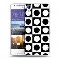 Дизайнерский пластиковый чехол для HTC Desire 830 Черно-белые фантазии