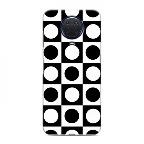 Дизайнерский силиконовый чехол для Nokia G20 Черно-белые фантазии