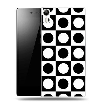 Дизайнерский силиконовый чехол для Lenovo Vibe Shot Черно-белые фантазии (на заказ)