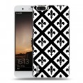 Дизайнерский пластиковый чехол для Huawei Honor 6 Plus Черно-белые фантазии