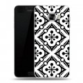Дизайнерский пластиковый чехол для Samsung Galaxy C5 Черно-белые фантазии