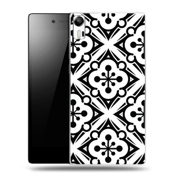 Дизайнерский силиконовый чехол для Lenovo Vibe Shot Черно-белые фантазии (на заказ)