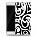 Дизайнерский силиконовый чехол для Huawei P9 Черно-белые фантазии