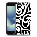 Дизайнерский силиконовый чехол для ASUS ZenFone 4 Pro Черно-белые фантазии